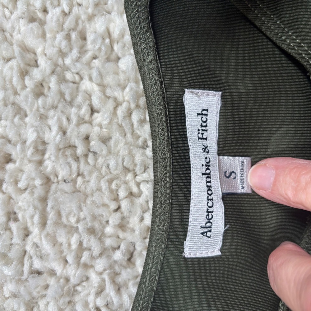 Abercrombie & Fitch Khaki Green Mini Dress - Picture 5 of 6